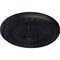 Ekena Millwork Randee Ceiling Medallion (Fits Canopies up to 3 7/8"), Hand-Painted Steel Gray, 20"OD x 1 3/8"P CM20HASGS - alternate 2